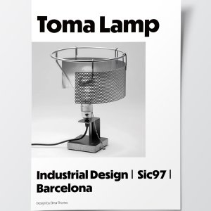Toma Lamp / 미드센츄리 바우하우스 모던 인테리어 포스터