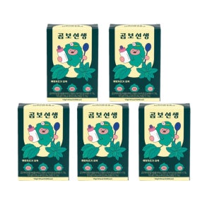 곰보선생 곰보배추시럽 배암차즈기 진액 작두콩 수세미 유아 아기 어린이 30포, 5개