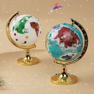 아트랄라 Diy 지구본 만들기-스티커포함 세계지도 미니지구본 다문화