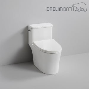 대림바스 CC-283 림리스 치마형 원피스 양변기 CC283도기만 시트및설치 부속 별도구매