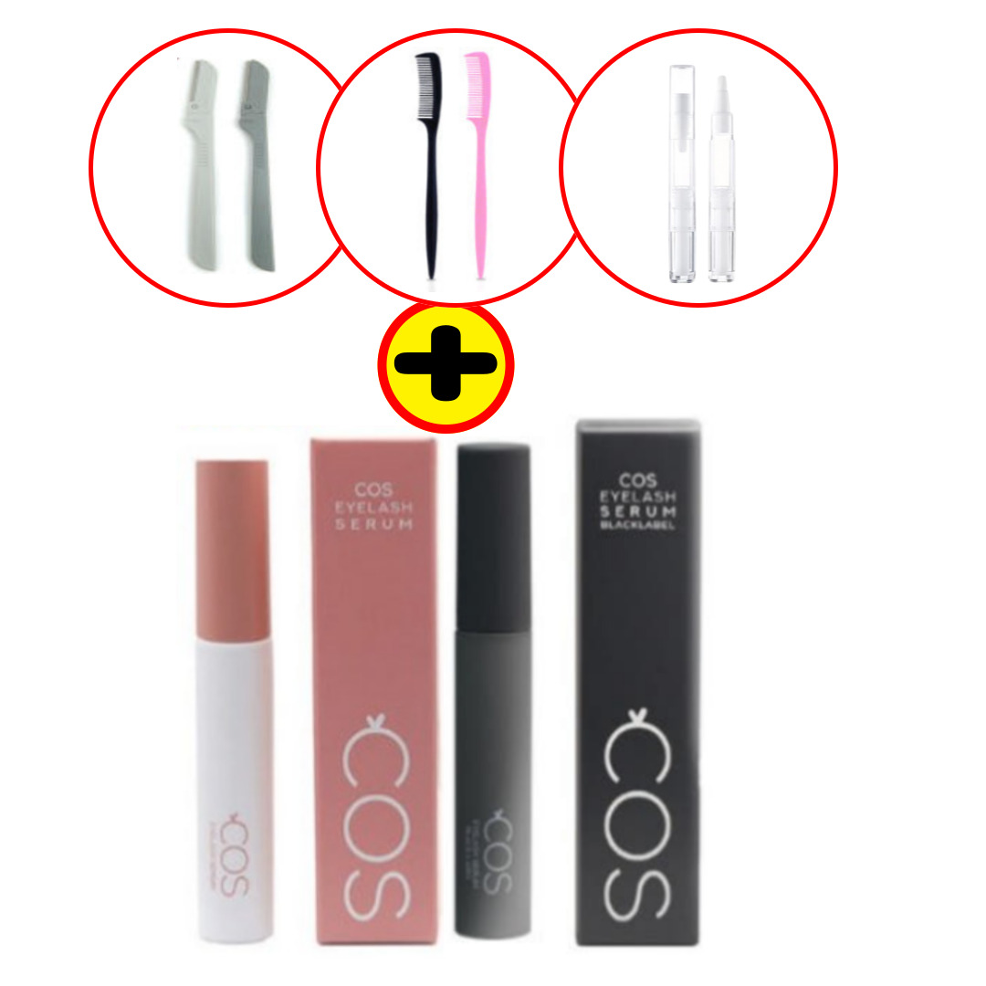 [당일배송] COS 코스 아이래쉬 세럼 블랙라벨/투명 <b>속눈썹</b> 영양제+케어 3종 서비스