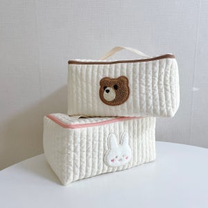 하두언니 와펜 뚜껑파우치 기저귀정리함