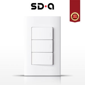 SDA 신동아ES 라온 1개용 3구 전기 전등 스위치