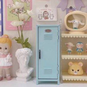 캐비넷 미니 사물함 철제 락커장 락커룸 관물대, 민트