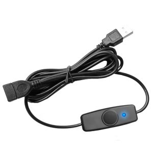 USB연장케이블 2M LED전원스위치 미니 LED전광판 안내판 연결
