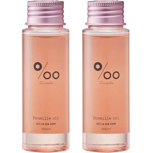 Promille 프로밀 헤어오일 사쿠라 벚꽃 향 50ml X 2개 헤어에센스