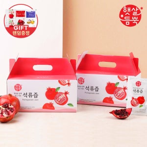 New 영주 햇살듬뿍 석류즙 선물세트 70ml 60포 (2세트)+4포 추가