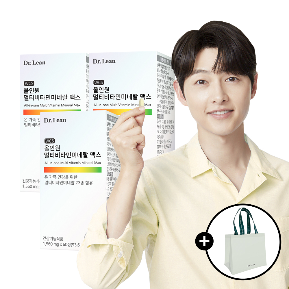 [6개월] 닥터린 올인원 멀티<b>비타민</b>미네랄 맥스 종합<b>비타민</b> 영양제 60정, 3개