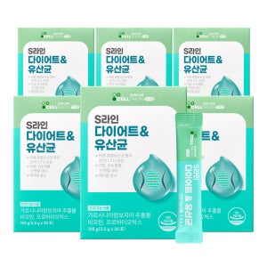 [셀트리온 이너랩] S라인 다이어트 유산균 30포, 6개