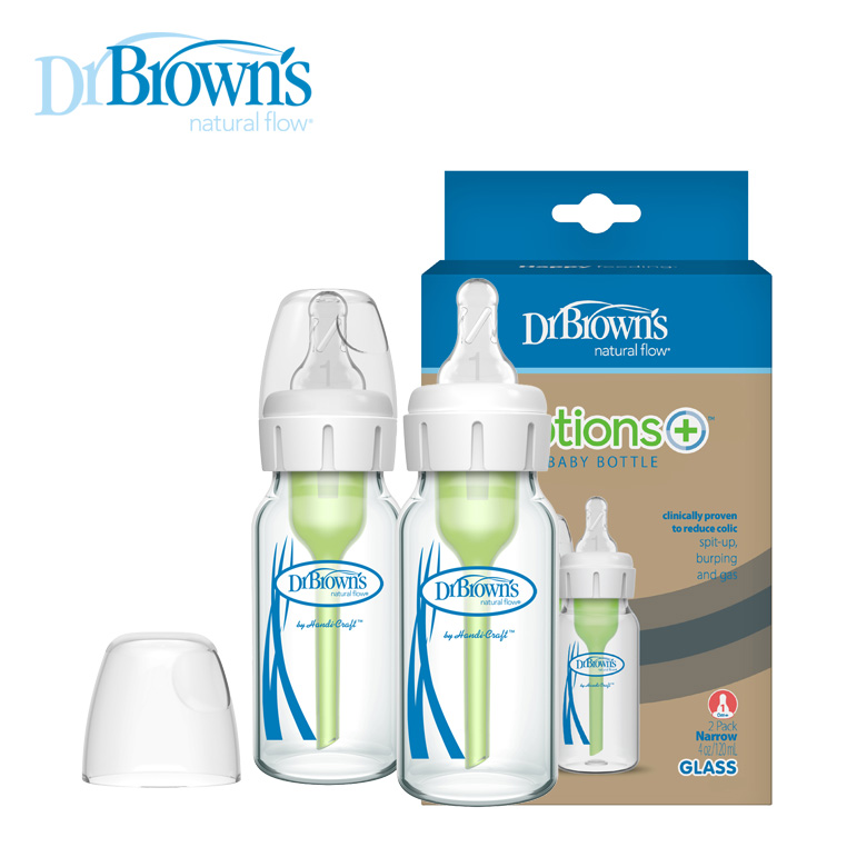 닥터브라운 젖병 내로우넥 유리젖병 120ml(2P)