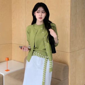 [클라비스] 26SS 촉감니트 가디건/반팔 풀오버/숄가디건 中 택1