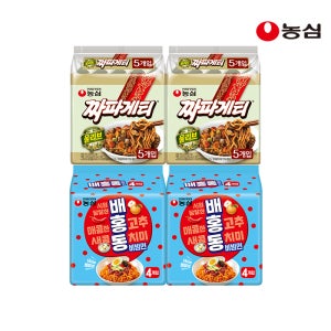 농심 배홍동비빔면8봉+짜파게티10봉