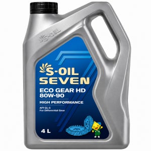 S-OIL 7 ECO GEAR HD 80W90 (4L) 에스오일 에쓰오일 세븐 에코