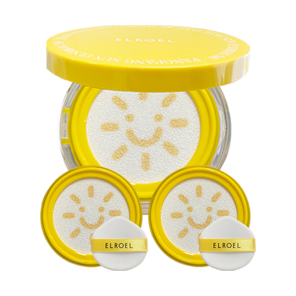 엘로엘 팡팡 빅 선쿠션 S8 시즌8 스마일 썬쿠션 S8 25g 본품 1개+리필 2개