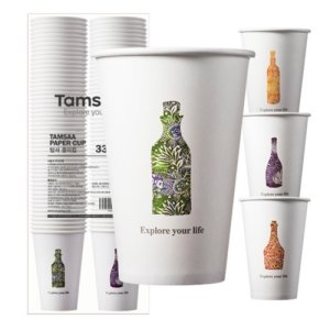 탐사 고평량 종이컵 330ml, 100개, 2박스
