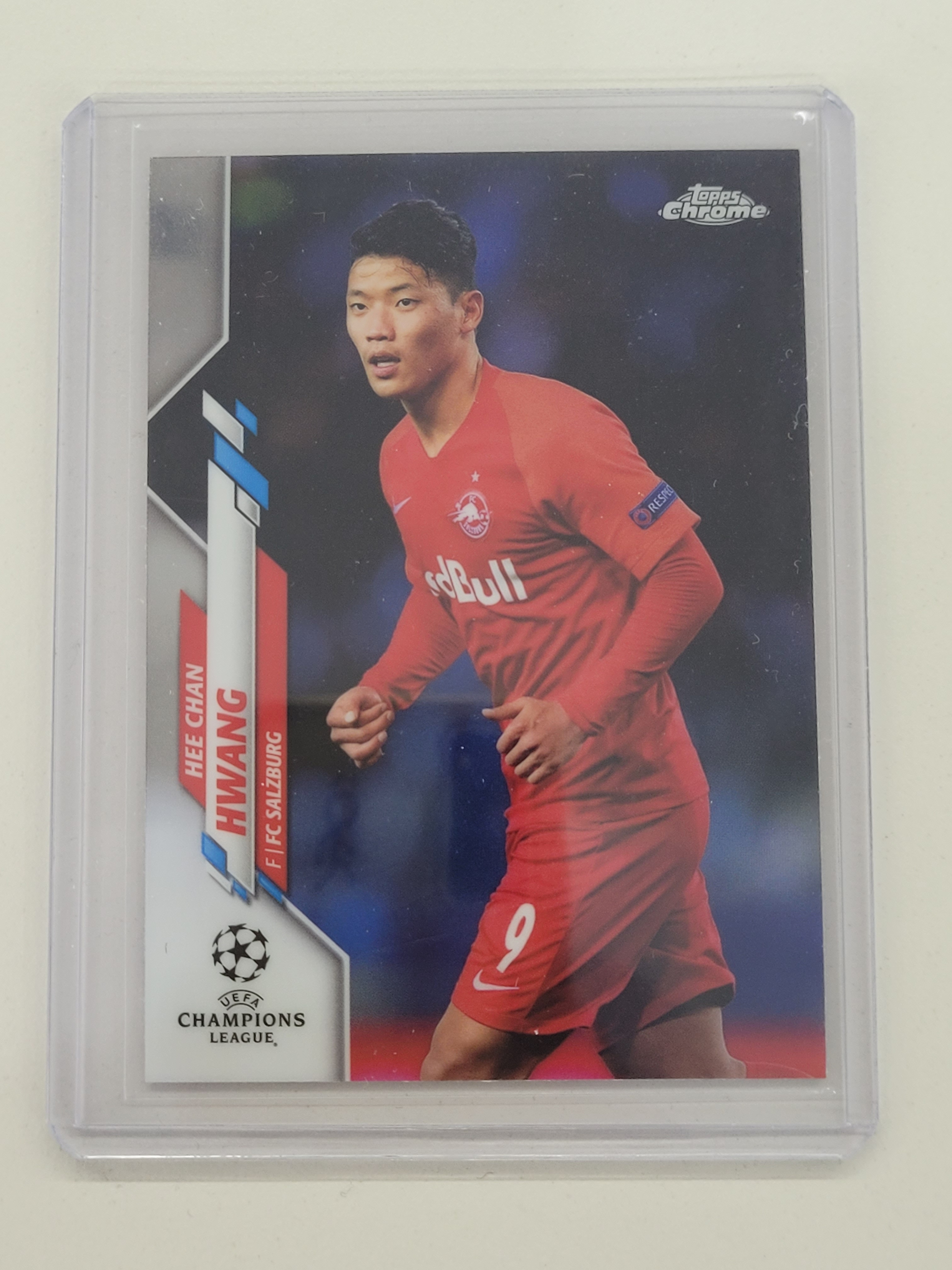 황희찬 2019-20 탑스 크롬 챔스 Hee Chan Hwang 베이스 일반 축구 카드