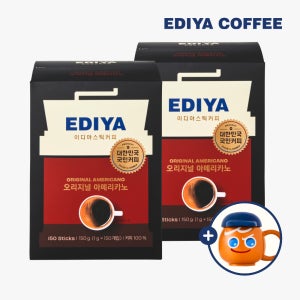 [이디야] 오리지널 아메리카노 150T x2개 + 쿠키런 머그컵