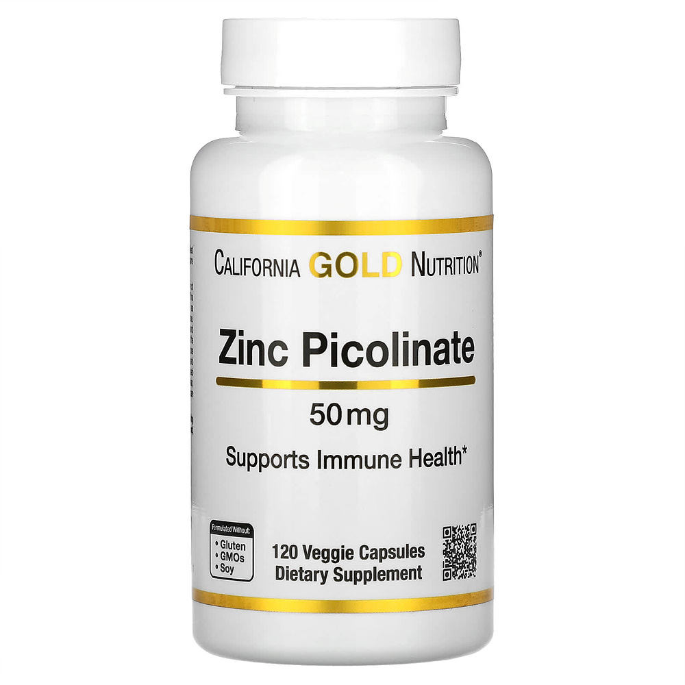 CGN <b>징크 피콜리네이트</b> Zinc Picolinate 50mg 120베지캡슐