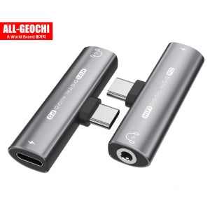 Cto3.5 이어폰 젠더 C타입 27W PD 고속충전 3.5mm젠더 DAC내장 T자형