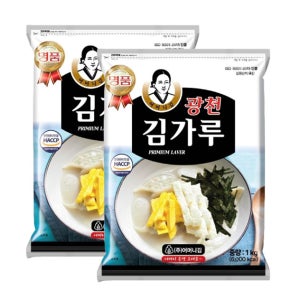 [광천어머니김 본사 발송] 김가루 1kg, 2개