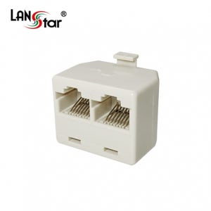 랜스타 랜선 RJ-45 8P8C 커플러 Y형 LS-COUPLER-YD8HM