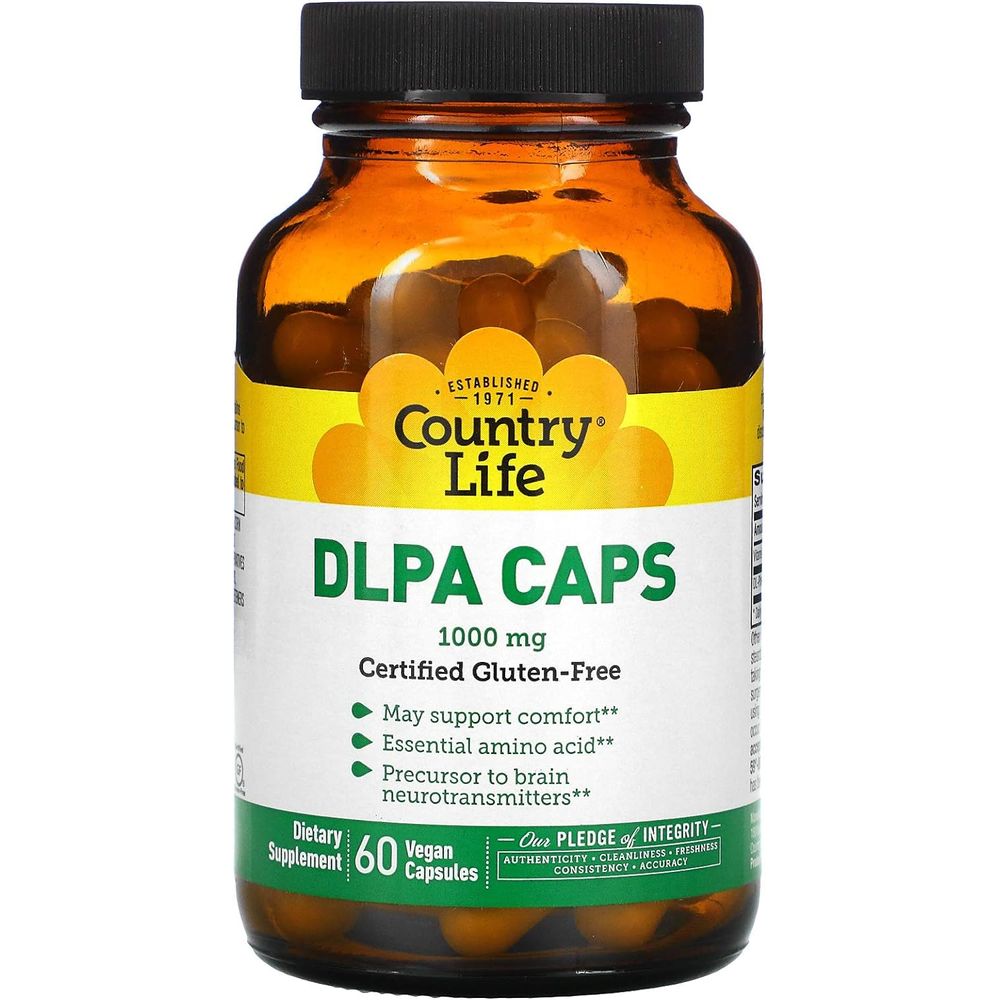 컨트리라이프 <b>DLPA 캡스 1000mg</b> 60캡슐 비타민B6