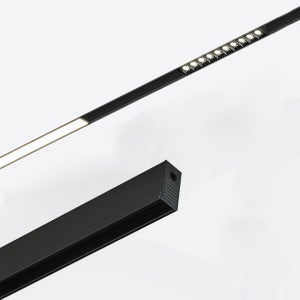 [2세대] IOT 마그네틱조명 노출(매입겸용) 레일 1M 폭27mm 레일조명