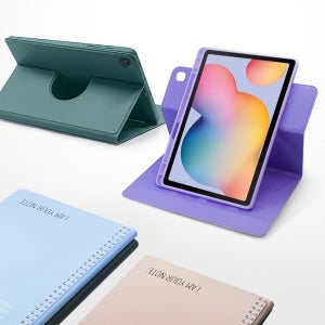 삼성 갤럭시탭 S6라이트 lite 세워보는 노트 S펜수납 스마트 북커버 케이스 p610 p615