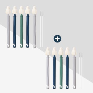 1세트+1세트 하이비 몽글이 젖병솔 젖병세척솔 롱미니 브러쉬