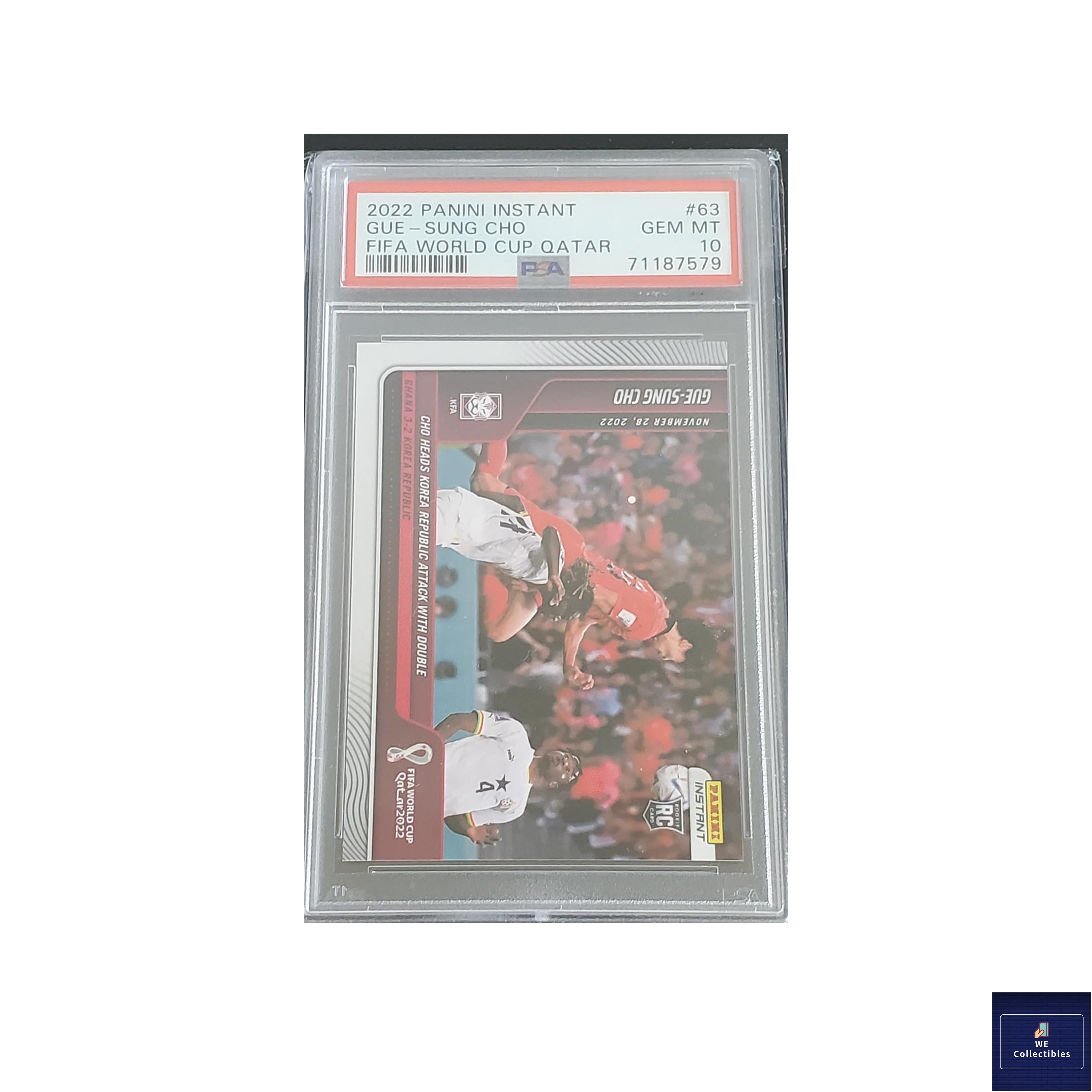 조규성 2022 파니니 PSA 10 월드컵 488 한정 루키 축구카드 3824
