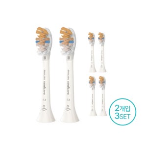 필립스 소닉케어 올인원 전동칫솔 A3 2개입 3세트 화이트 HX9092/67 3SET