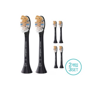 필립스 소닉케어 올인원 전동칫솔 A3 2개입 3세트 블랙 HX9092/96 3SET