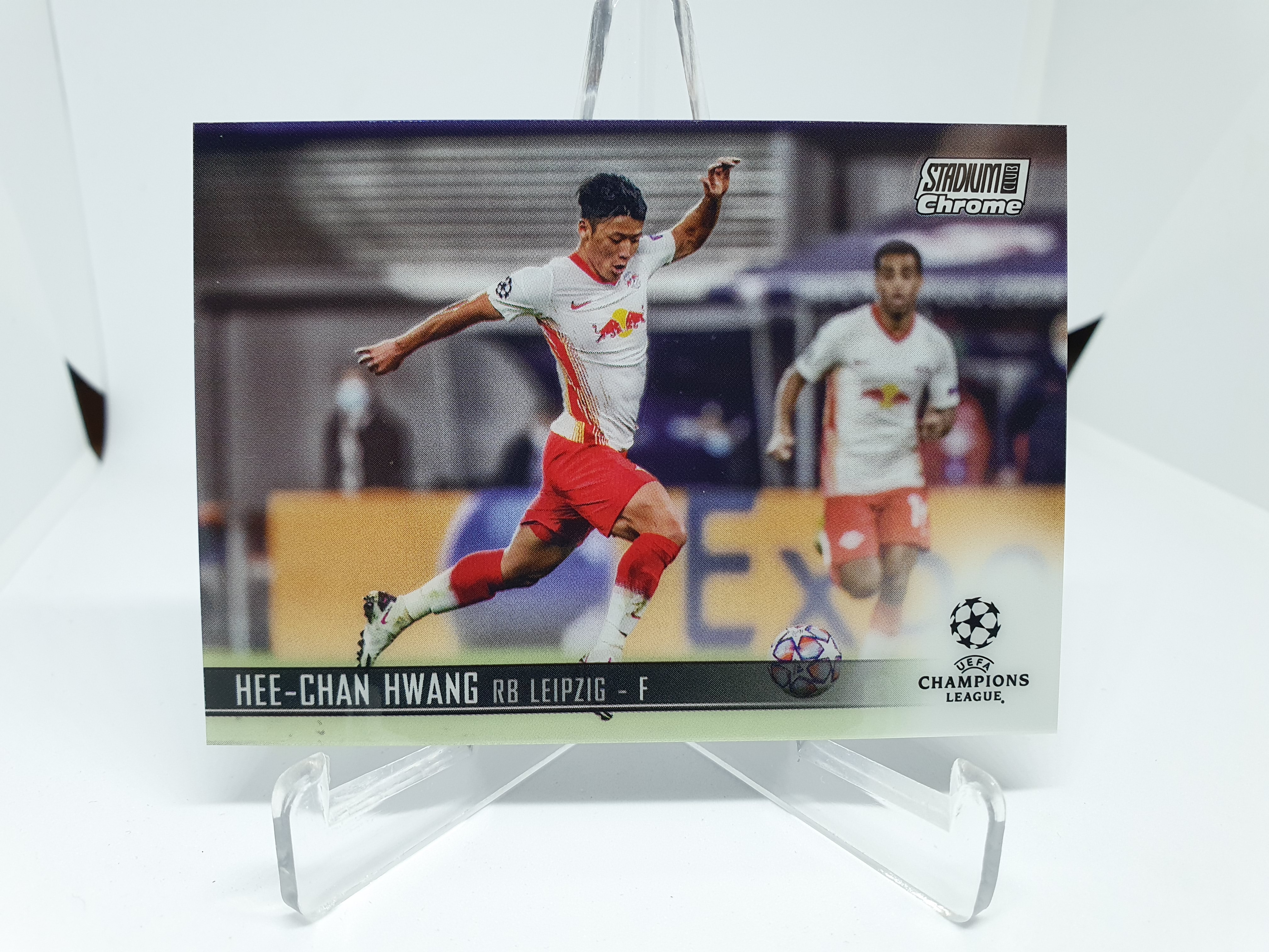 황희찬 2020-21 Topps Stadium Club Chrome base #95 챔피언스리그 축구카드 RB Leipzig