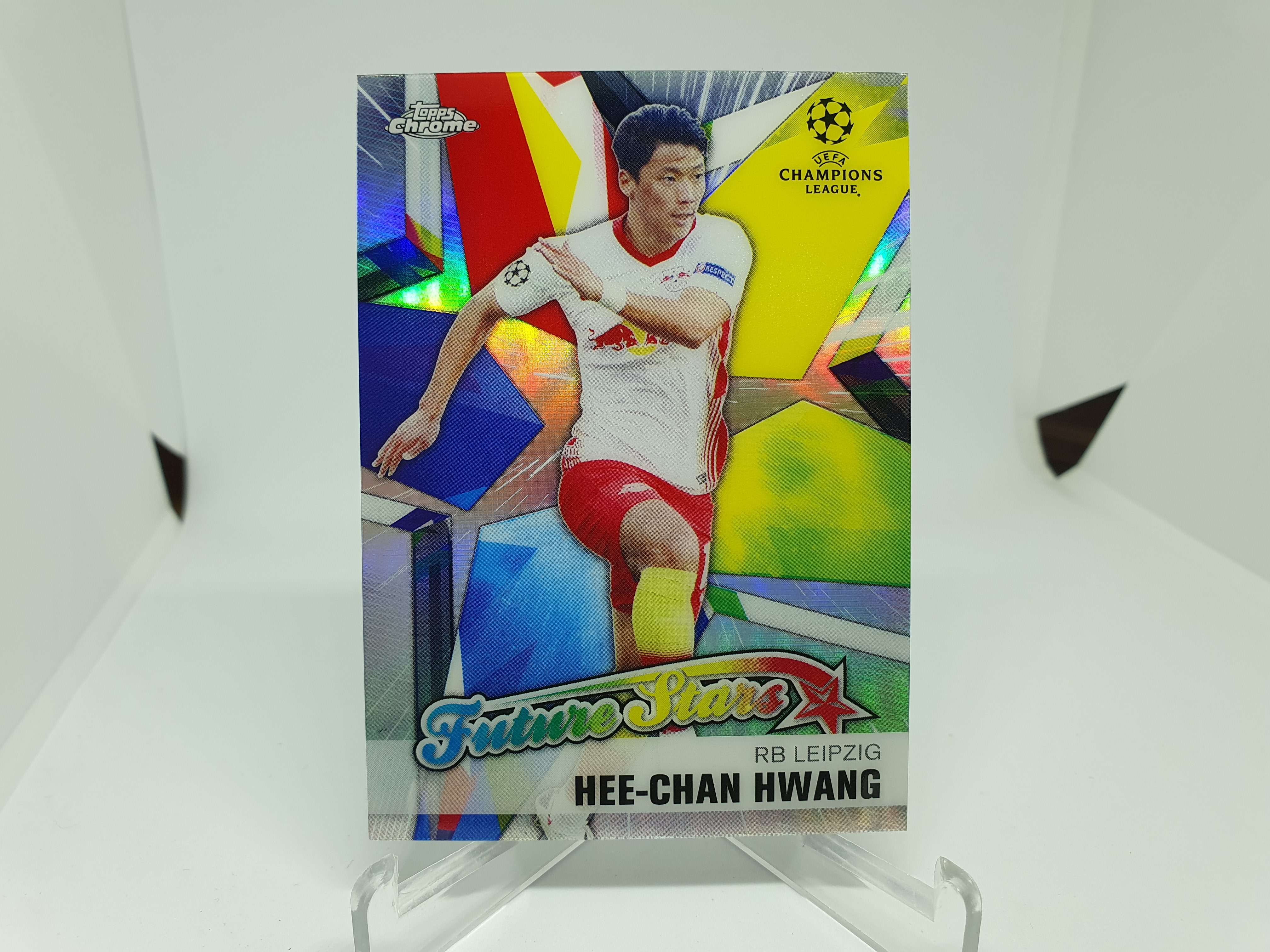 황희찬 2020-21 TOPPS CHROME Future Stars UEFA Champions League 챔피언스리그 축구카드 RB Leipzig