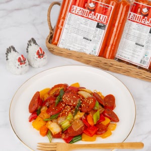 춘천닭갈비 소시지 매콤한맛 450g 안주 캠핑 반찬 바비큐 후랑크 소세지