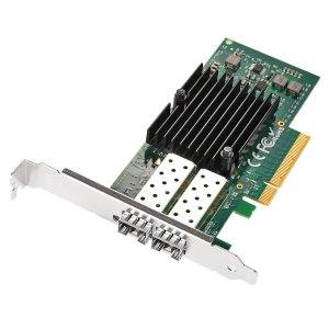[이지넷유비쿼터스] 인텔10G 듀얼 SFP PCIE 광 서버용 랜카드 NEXT-562SFP-10G