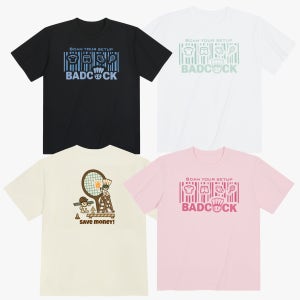 배드민턴 티셔츠 반팔 오버핏 상의 남녀공용 (배드콕 모음전)
