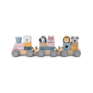 폴라비 원목 기차 놀이 장난감 모형 도형 맞추기