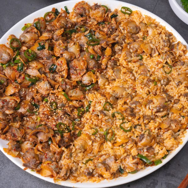 강릉 엄지네 포장마차 꼬막 무침 비빔밥 333g 캠핑음식 밀키트