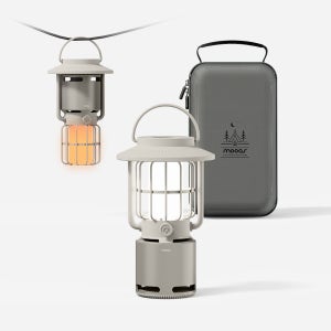 무아스 아웃도어 클래식 캠핑 랜턴 무선 스피커 (전용케이스 포함)