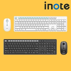 아이노트 KM830R 무소음키보드 세트 저소음 무선 마우스 노트북 컴퓨터