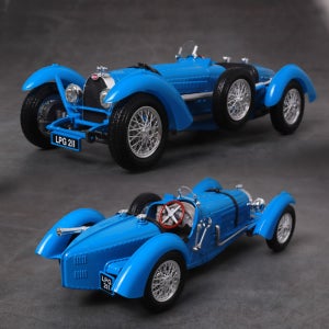 브라고 1:18 부가티 TYPE 59 블루 자동차 다이캐스트 피규어 올드카모형
