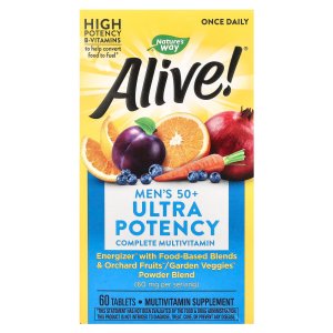 얼라이브 울트라포텐시 맨즈 50+ 남성 종합비타민 Alive Ultra Potency