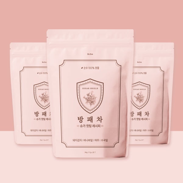 닥터이브 방패차 슈가컷팅 레시피 돼지감자 여주 바나바잎 수국잎