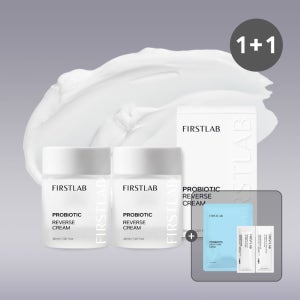 마스크+세럼1.5ml+크림1.5ml+ 퍼스트랩 프로바이오틱 리버스크림 탄력크림 주름개선 30ml, 2개