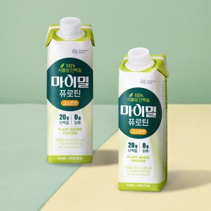마이밀 퓨로틴 고소한맛 250 mL 24팩+24팩 식물성 단백질 100% 단백질 음료