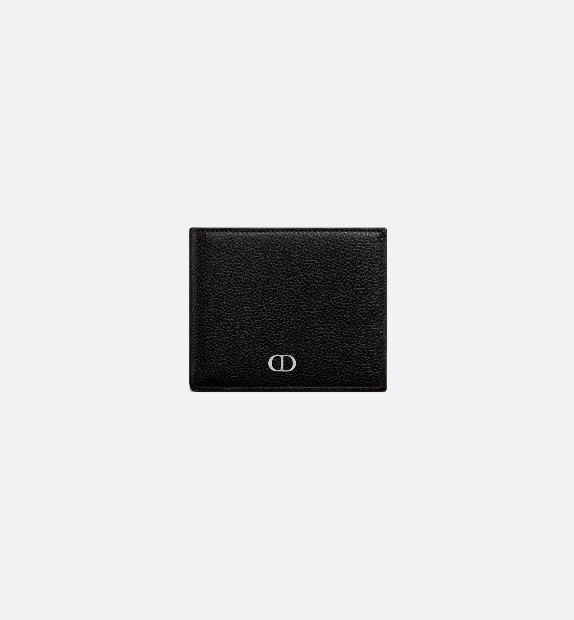 디올 남성 반지갑 컴팩트 CD 아이콘 블랙 남자 명품 지갑 2ESBH078CDI H00N