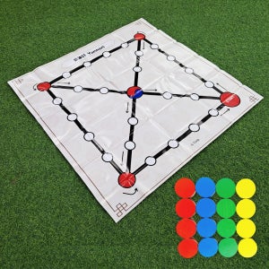 풍선대통령 전통 윷놀이 말판 1개 원목말16P 포함 K-전통놀이 한국 민속 가족 게임