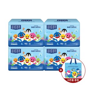 핑크퐁x슈퍼대디 아기상어에디션 초경량 기저귀