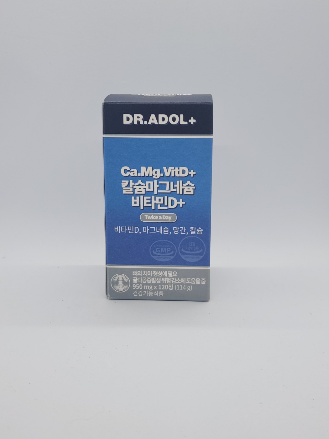 <b>닥터아돌 칼슘 마그네슘 비타민D</b>+ 950mg x 120정 1개월분